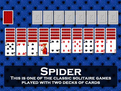 🕹️ Play Big Spider Solitaire Game: Free Online 3 Deck Spider Solitaire  Cards Video Game for Kids & Adults